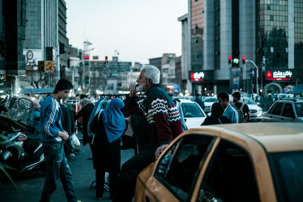 Tahran sokak görüntüsü