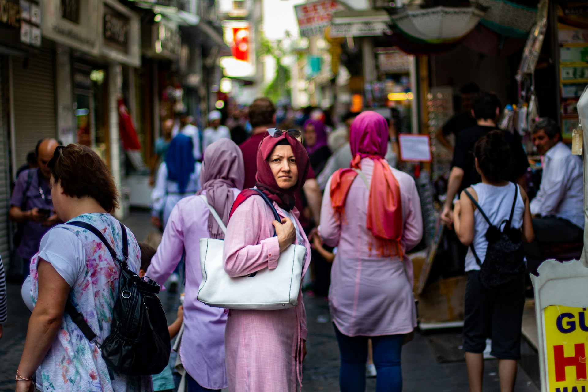 Istanbul'da bir kadın